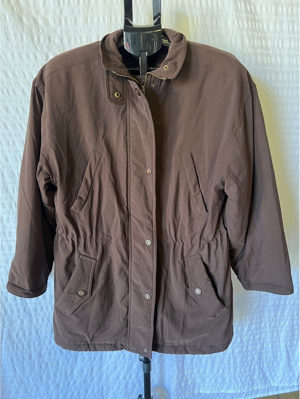 Four Seasons of London Vintage Brown Field Jacket / Utility Coat Sz Lg